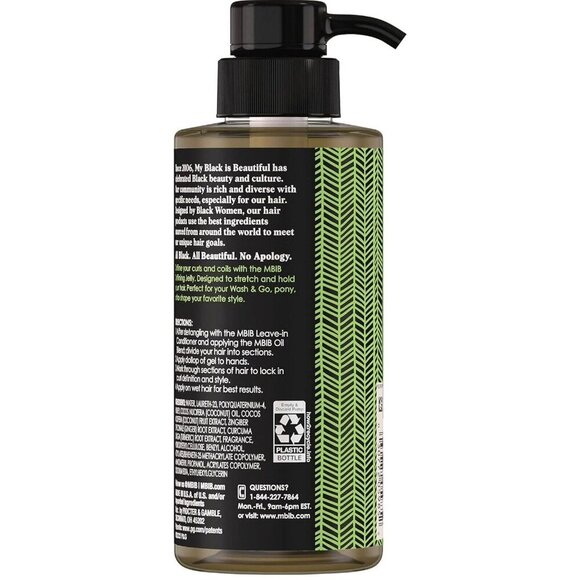 NEW My Black is Beautiful Defining Jelly for Curly & Coily Hair with Coconut Oil - Picture 2 of 5